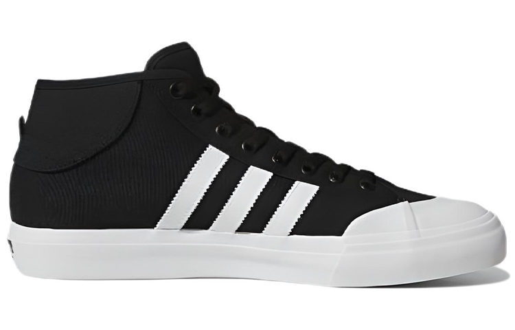 Order adidas originals Match Court Mid 舒適耐磨休閒板鞋 黑白