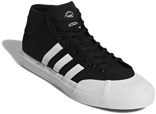 adidas Originals Match Court Mid 'Negro Blanco' F37703 Lookbook adidas Originals Match Court Mid 'Negro Blanco' F37703