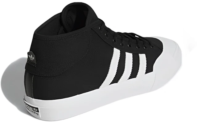adidas originals Match Court Mid 舒適耐磨休閒板鞋 黑白 Shop adidas originals Match Court Mid 舒適耐磨休閒板鞋 黑白