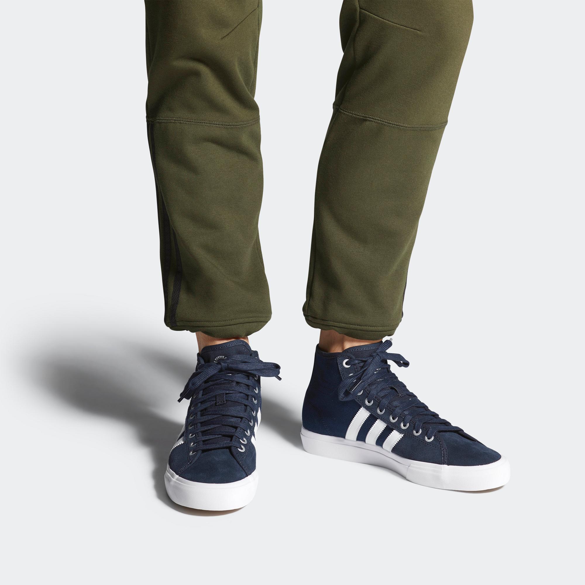 Sizing adidas originals Matchcourt High RX 休閒 防滑透氣 中筒 滑板鞋 男款 藍