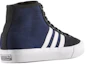 Shop adidas originals Matchcourt 高筒Rx 舒適透氣 耐磨休閒滑板鞋 藍白