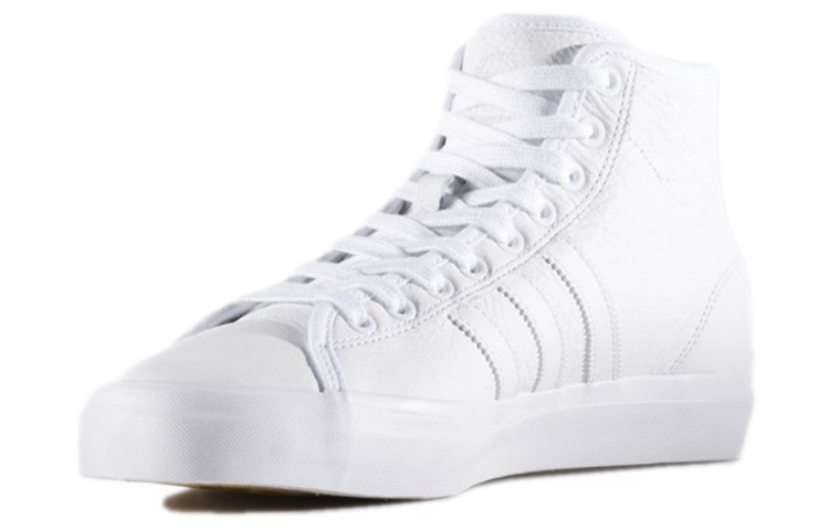 Lookbook adidas originals Matchcourt 高筒Rx 舒適耐磨滑板鞋 白