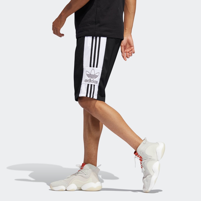 Details for Adidas Originals Mesh Outline Negro Shorts Deportivos Transpirables DV3184