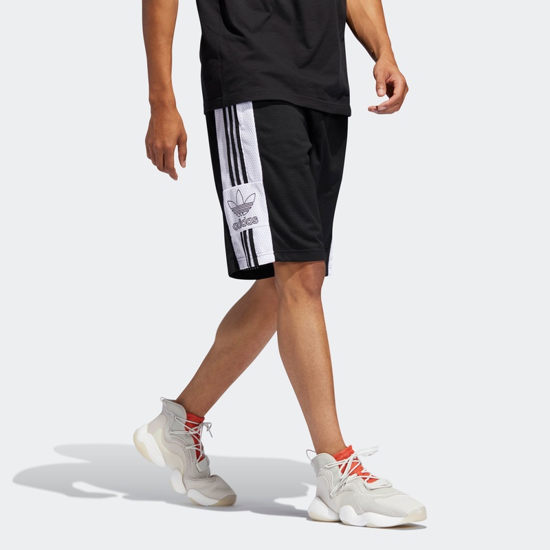 Sizing Adidas Originals Mesh Outline Negro Shorts Deportivos Transpirables DV3184