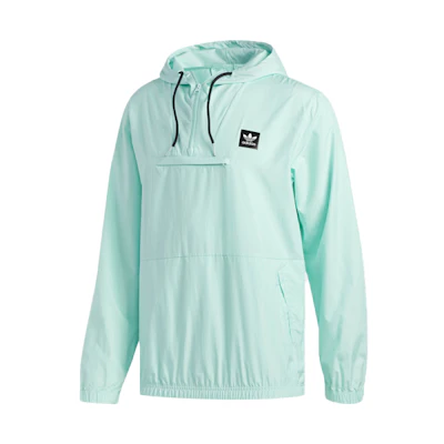 adidas Originals Mint Green Half-Zip Hoodie Jacket Casual Sportswear DV0594