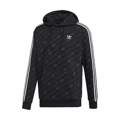 adidas Originals Mono Hoodie Black Pullover Sweatshirt ED7049
