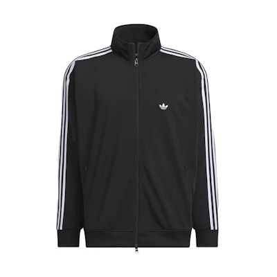 adidas Originals Monochrome Striped Logo Long-Sleeve Jacket Unisex Black IK9148