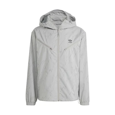 adidas Originals Montreal Print Windbreaker Jacket Solid Gray IS2811