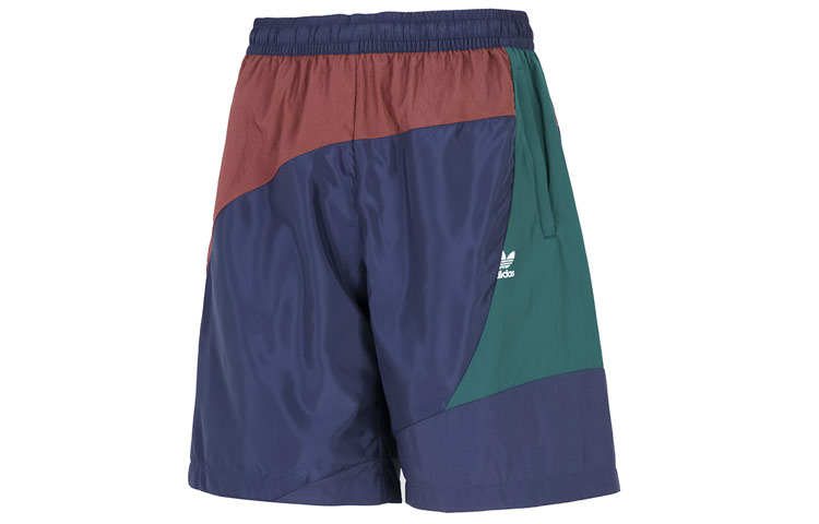 adidas Originals Multicolor Patchwork Woven Casual Shorts. HH9445