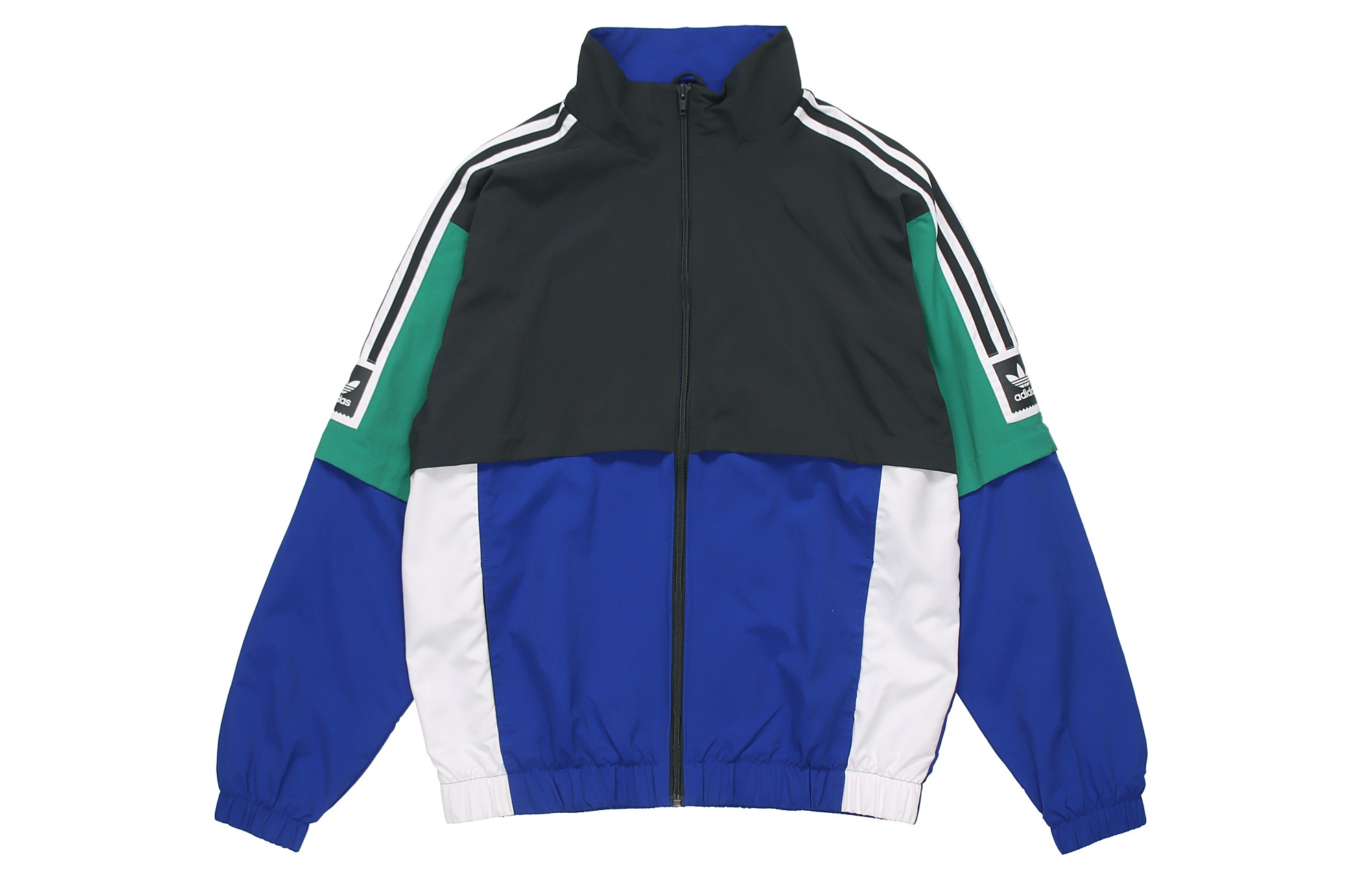 Order Adidas Originals 男款復古多彩風衣外套 藍/黑 EC7329
