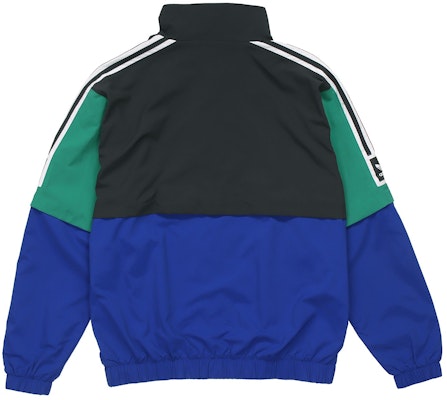 Adidas Originals 男款復古多彩風衣外套 藍/黑 EC7329 Lookbook Adidas Originals 男款復古多彩風衣外套 藍/黑 EC7329