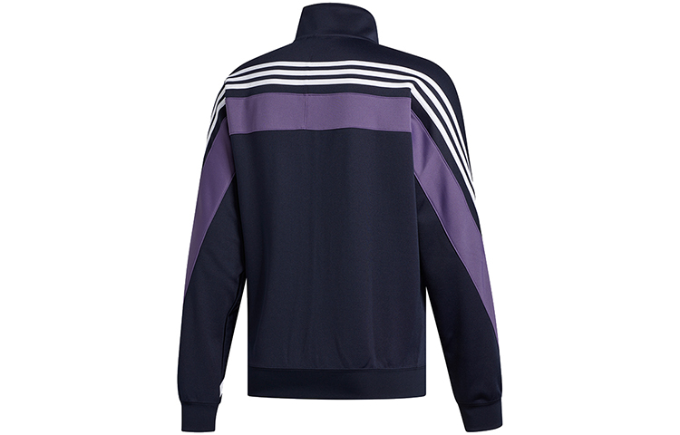 Adidas Originals Navy Retro Track Jacket with Colorblock Stripes FM1524 圖 3