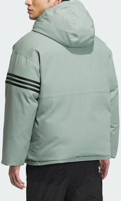 阿迪达斯Originals NEU银灰绿色可双面穿男女连帽羽绒外套 IR7254 Details for 阿迪达斯Originals NEU银灰绿色可双面穿男女连帽羽绒外套 IR7254