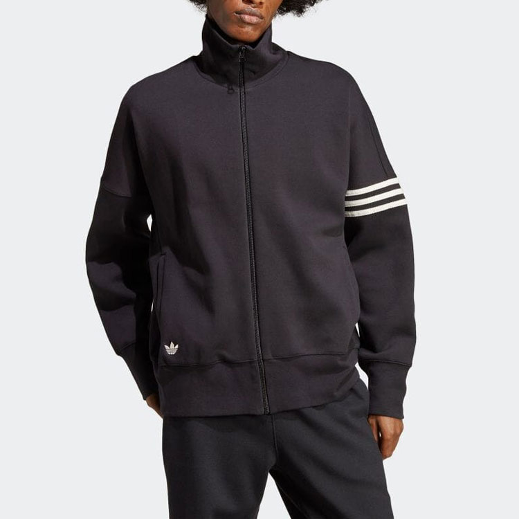 adidas Originals Neuclassics Retro 3-Stripes Track Jacket Black Men’s HR8695 圖 4
