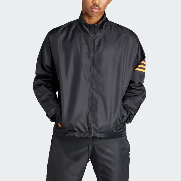 adidas Originals Neuclassics Track Jacket Retro 3-Stripes Black Outerwear II5789 圖 3