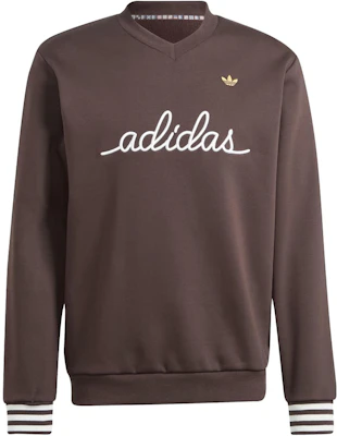adidas Originals Nice Sweatshirt Coklat Lengan Panjang V-Neck Sulaman IR7594 Buy adidas Originals Nice Sweatshirt Coklat Lengan Panjang V-Neck Sulaman IR7594