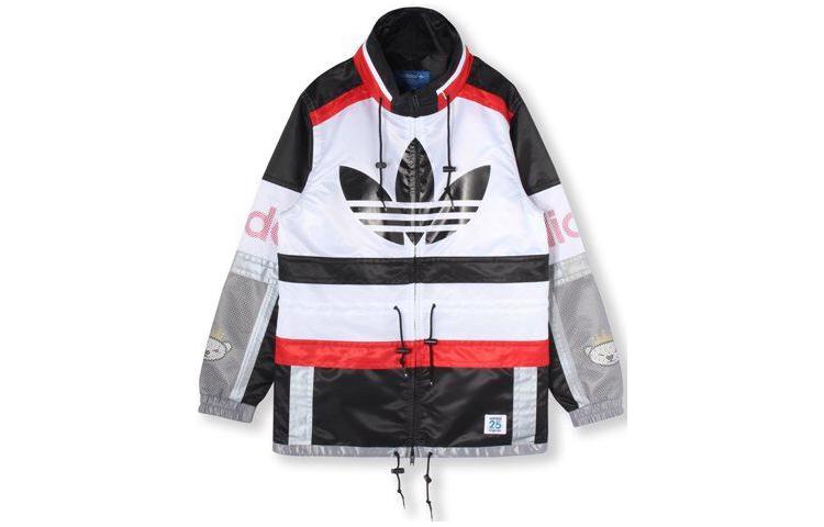 Order adidas Originals NIGO 25 Blocked Parka Colorblock Logo Zip Jacket White - . AJ5181