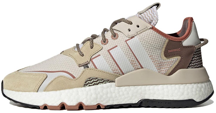 Adidas nite jogger beige hotsell