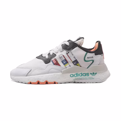 adidas originals Nite Jogger Boost 'Grey Black Green'