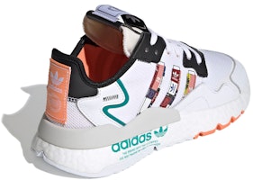 adidas Originals Nite Jogger Boost 'Gris Negro Verde' FX3811 Shop adidas Originals Nite Jogger Boost 'Gris Negro Verde' FX3811