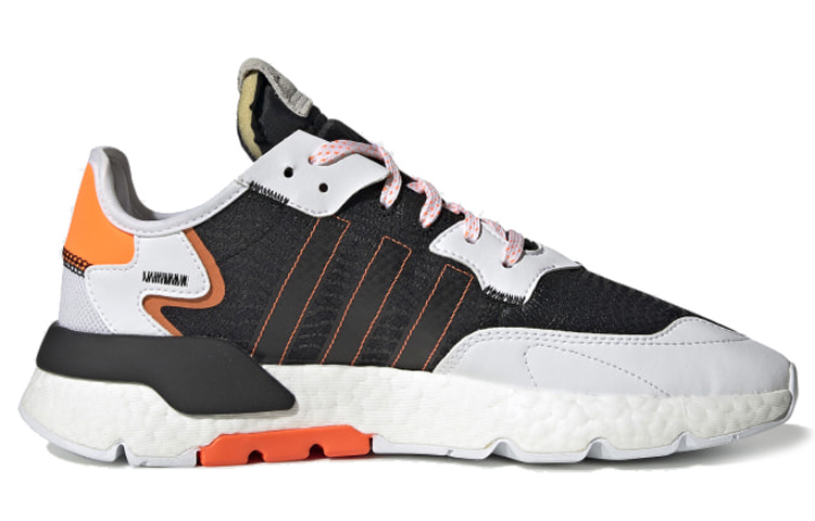 adidas originals Nite Jogger Cloud White/Core Black/Solar Orange FU6842 Nicesnk