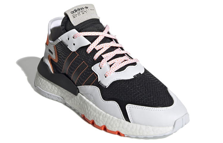 adidas originals Nite Jogger Cloud White/Core Black/Solar Orange FU6842 Nicesnk