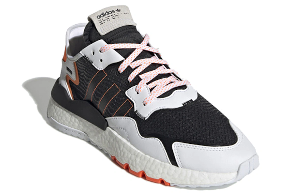 adidas originals Nite Jogger 'Cloud White/Core Black/Solar Orange' FU6842