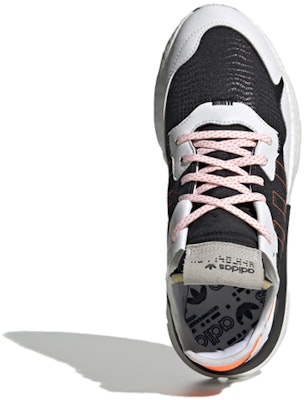 Buy adidas originals Nite Jogger Cloud White Core Black Solar Orange FU6842 Novelship