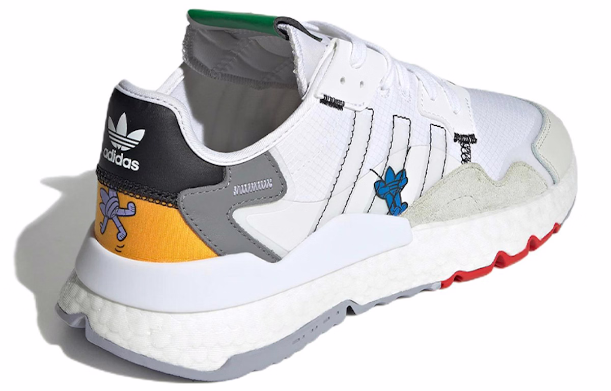 adidas Originals Nite Jogger 'White Beige Grey Yellow' HP9113