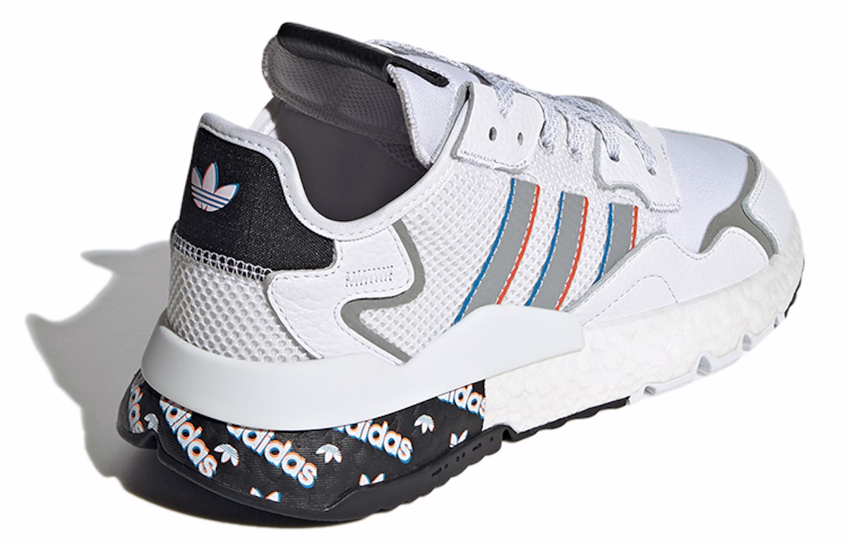 adidas originals Nite Jogger 'White Black Silver' H01719