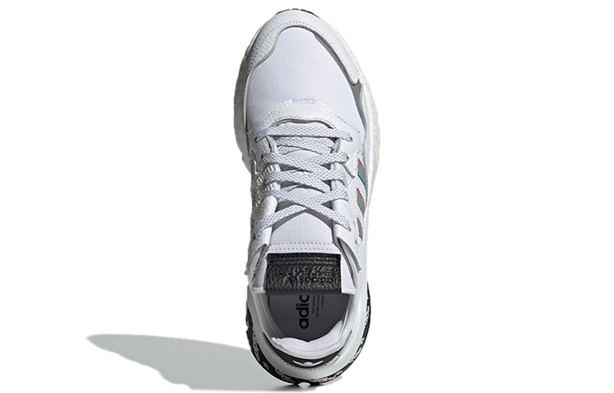 adidas originals Nite Jogger 'White Black Silver' H01719