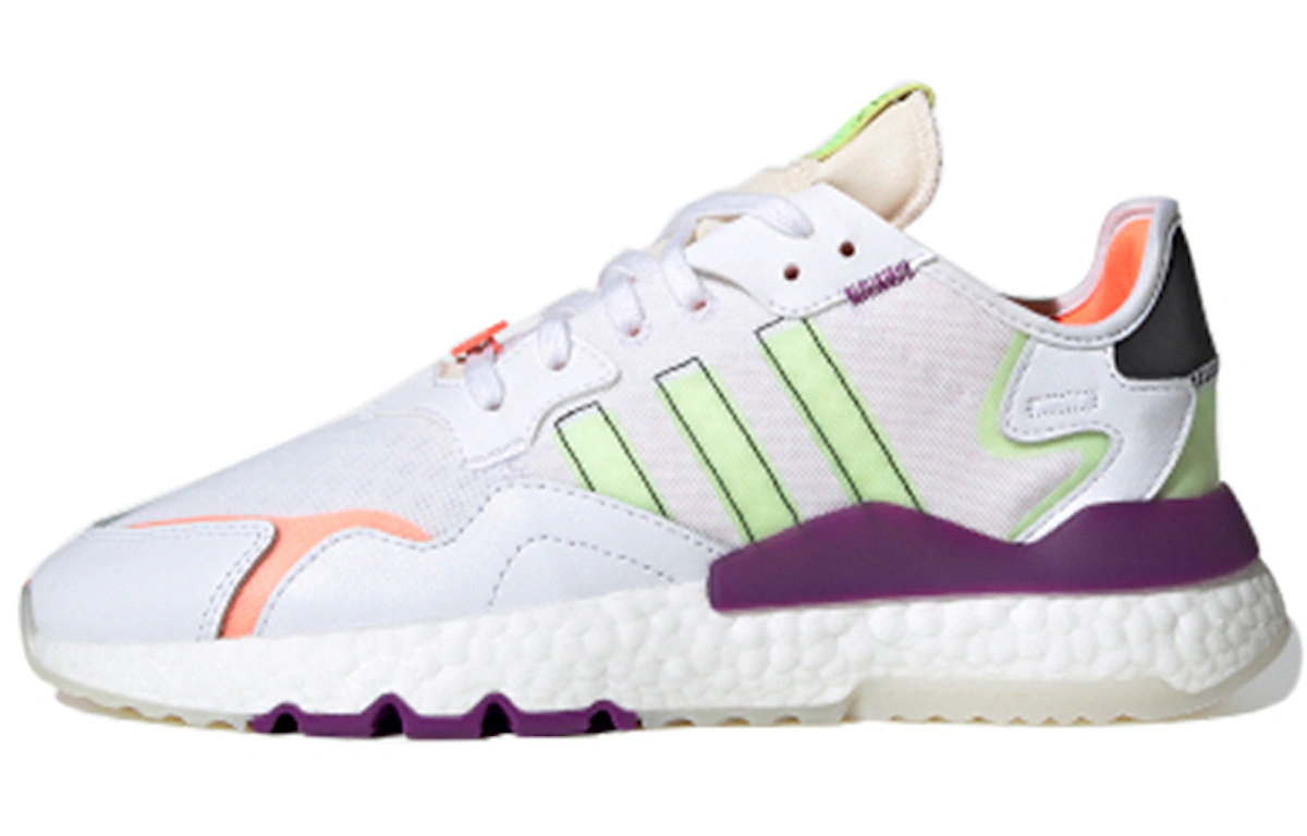 adidas originals Nite Jogger 'White Green Purple' FX3813
