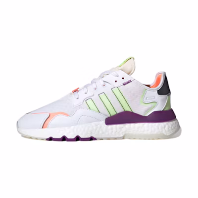 adidas originals Nite Jogger 'White Green Purple'