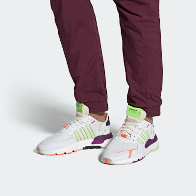 adidas originals Nite Jogger 'White Green Purple' FX3813