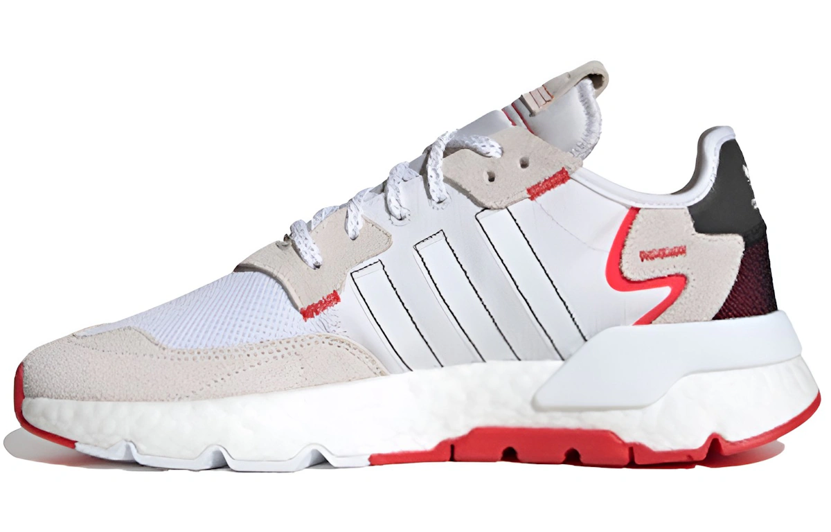 adidas originals Nite Jogger 'White Black Grey Red' H03248