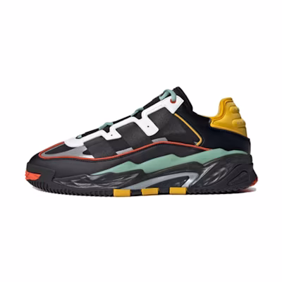 adidas originals Niteball 'Black White Yellow'