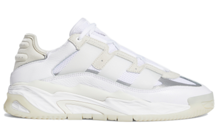 Lookbook アディダス ナイトボール 白/グレー FV4847