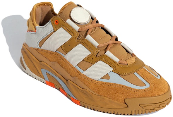 adidas originals Niteball 經典休閒 防滑耐磨 低筒 休閒運動鞋 男女款 棕黃 Lookbook adidas originals Niteball 經典休閒 防滑耐磨 低筒 休閒運動鞋 男女款 棕黃