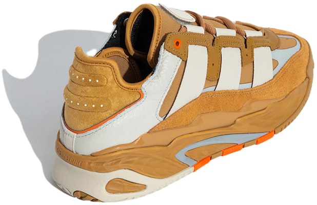 adidas originals Niteball 經典休閒 防滑耐磨 低筒 休閒運動鞋 男女款 棕黃 Shop adidas originals Niteball 經典休閒 防滑耐磨 低筒 休閒運動鞋 男女款 棕黃