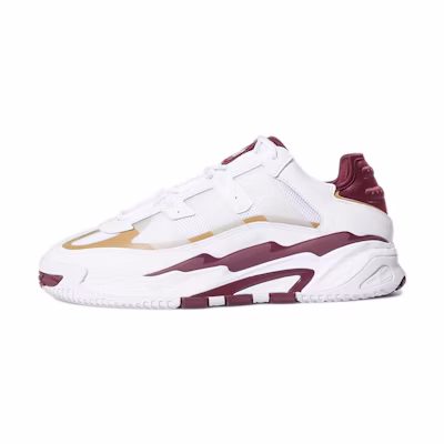 adidas originals Niteball Wear-Resistant Retro Basketball Shoes White Red Unisex 'White Red'