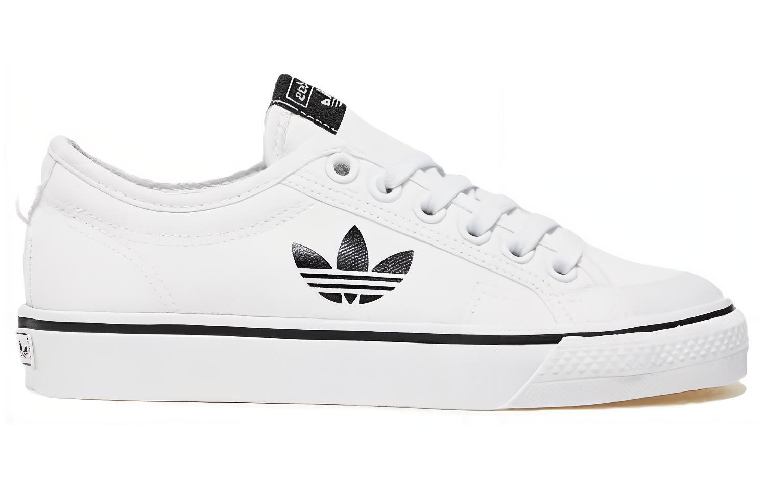 Order 阿迪达斯 三叶草 Nizza '白黑配色' HQ6940