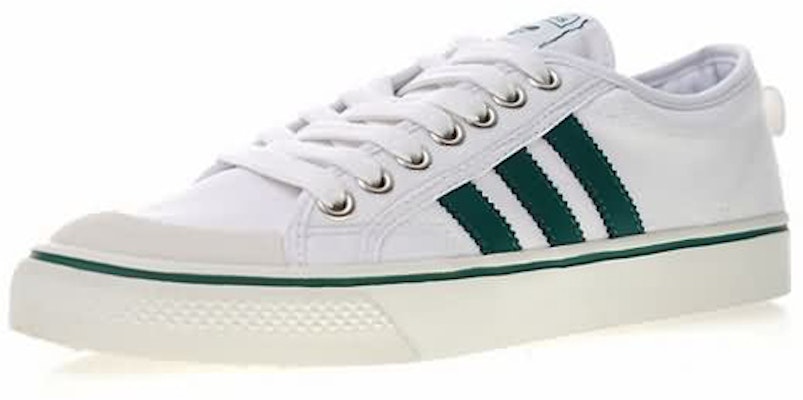Buy adidas NIZZA FOOTWEAR WHITE COLLEGIATE GREEN CQ2327 Novelship
