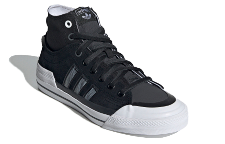 Lookbook adidas originals Nizza Hi DL 'Black White Silver' GZ2657