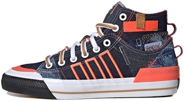 adidas Originals Nizza Hi 'Blue Orange Patchwork' FZ5238 adidas Originals Nizza Hi 'Blue Orange Patchwork' FZ5238