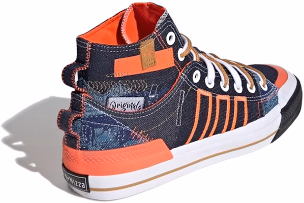 adidas Originals Nizza Hi 'Biru Jingga Patchwork' FZ5238 Shop adidas Originals Nizza Hi 'Biru Jingga Patchwork' FZ5238