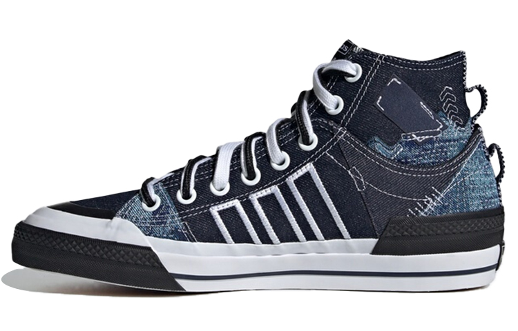 Beli adidas originals Nizza Hi Dl 'Blue White' GV9917 Novelship