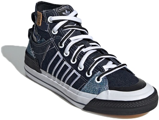 阿迪达斯三叶草 Nizza Hi DL 蓝白款 GV9917 Lookbook 阿迪达斯三叶草 Nizza Hi DL 蓝白款 GV9917