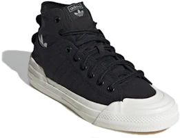 Lookbook adidas originals NIZZA Hi Dl 耐磨防滑 高筒 板鞋 男女款 黑色