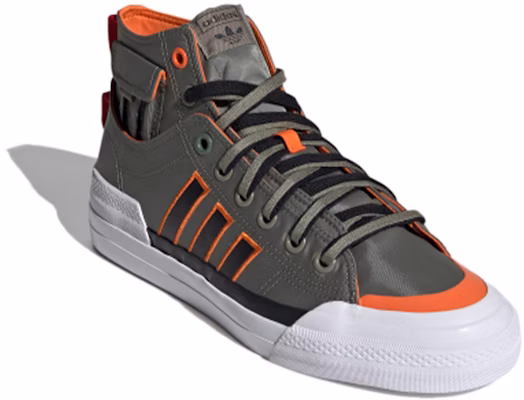 아디다스 오리지널 니짜 하이 DL '그린 화이트 오렌지' GZ2655 Lookbook 아디다스 오리지널 니짜 하이 DL '그린 화이트 오렌지' GZ2655