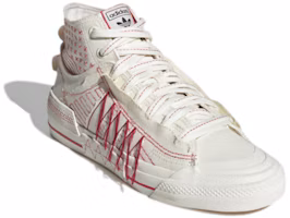 Lookbook adidas originals NIZZA Hi Dl 舒適 耐磨 中筒 滑板鞋 男女同款 米紅色